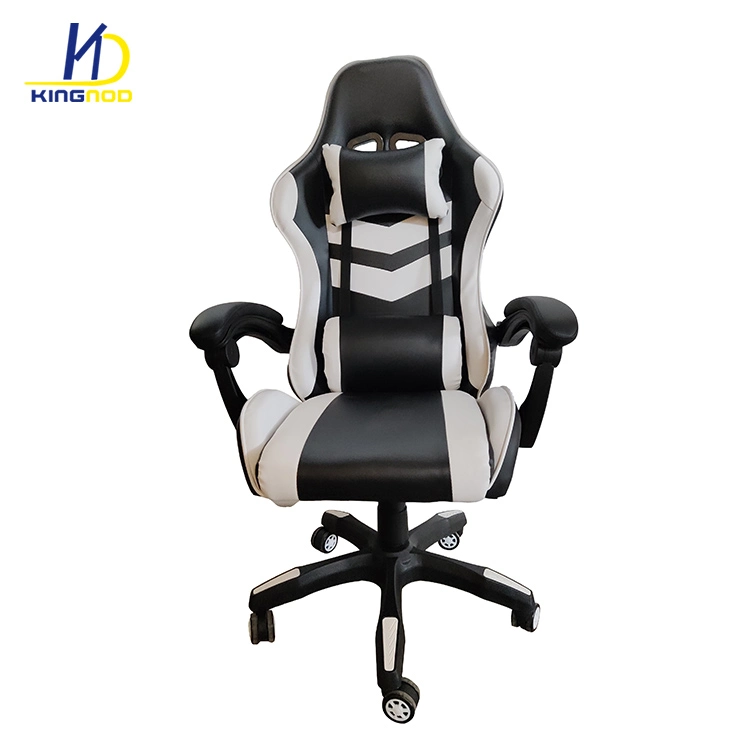 Iron Frame PU Leather Headrest Heavy Duty Cadeira Gamer Chair with Footrest