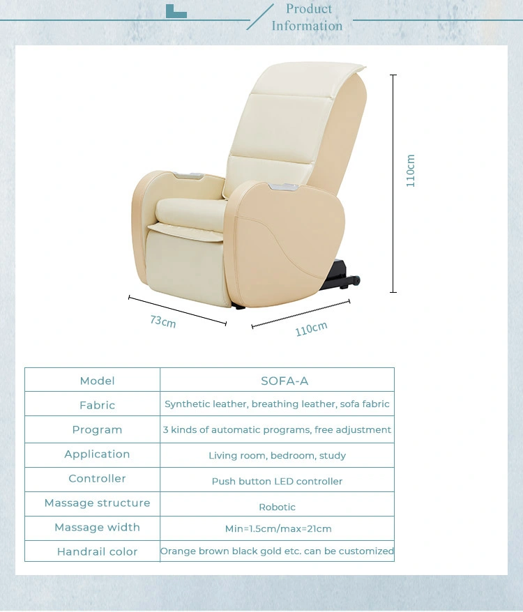 3 Auto Programs Back Gaming Chair massage Chair Electric Massage Sofa