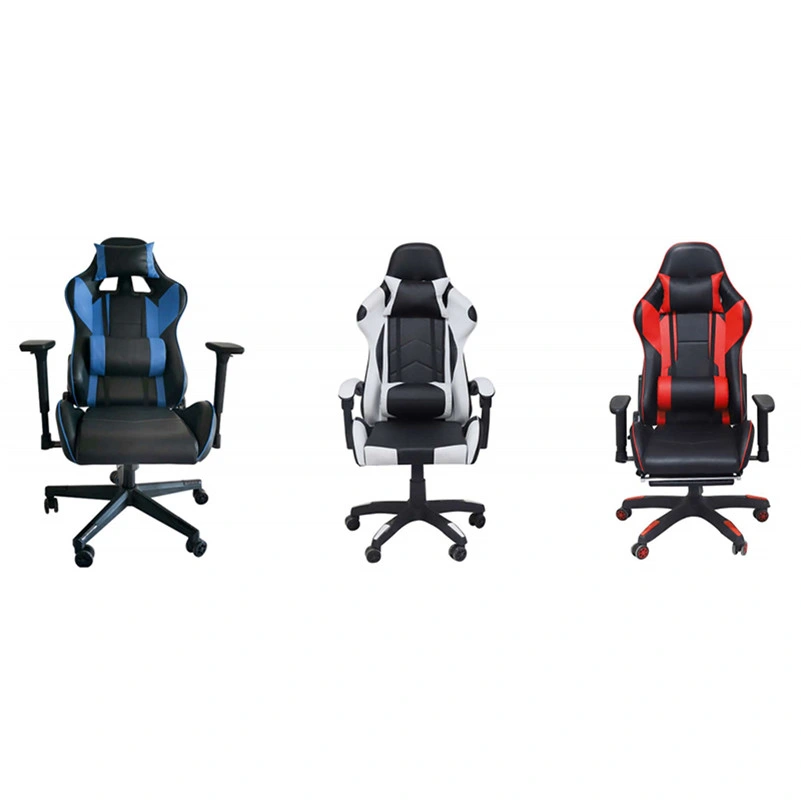 Popular Newest Design Ergonomic Office Furniture Racing Computer Desk Gaming Chair with Different Embroidery and Printing Pattern