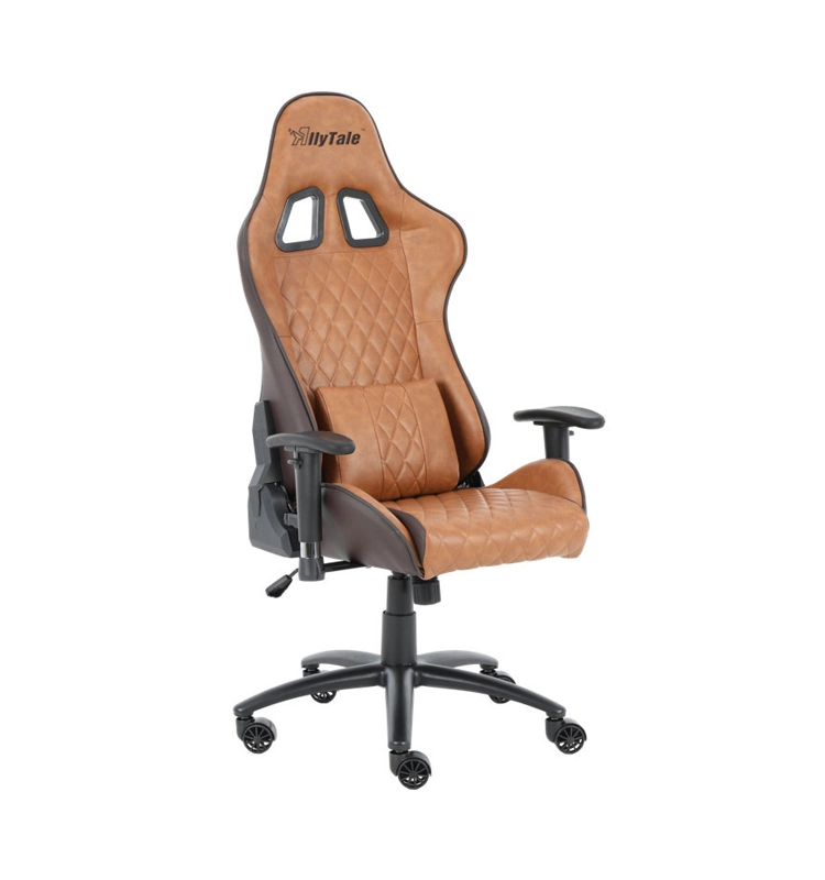 (JONATHAN) Vintage Leather Cover Adjustable Gaming Office Chair Gaming Chair