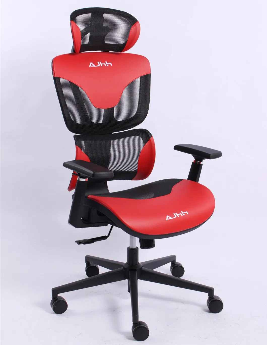 2023 New Adjustable Lumbar Mesh Gaming Chair Metal Kd Base Office Chair