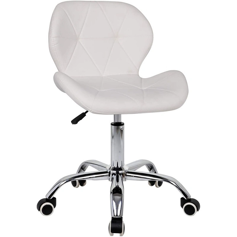 Modern Soft Ergonomic Executive Swivel Computer Gaming Meeting Training PU Leather Chrome Visitor Office Chair
