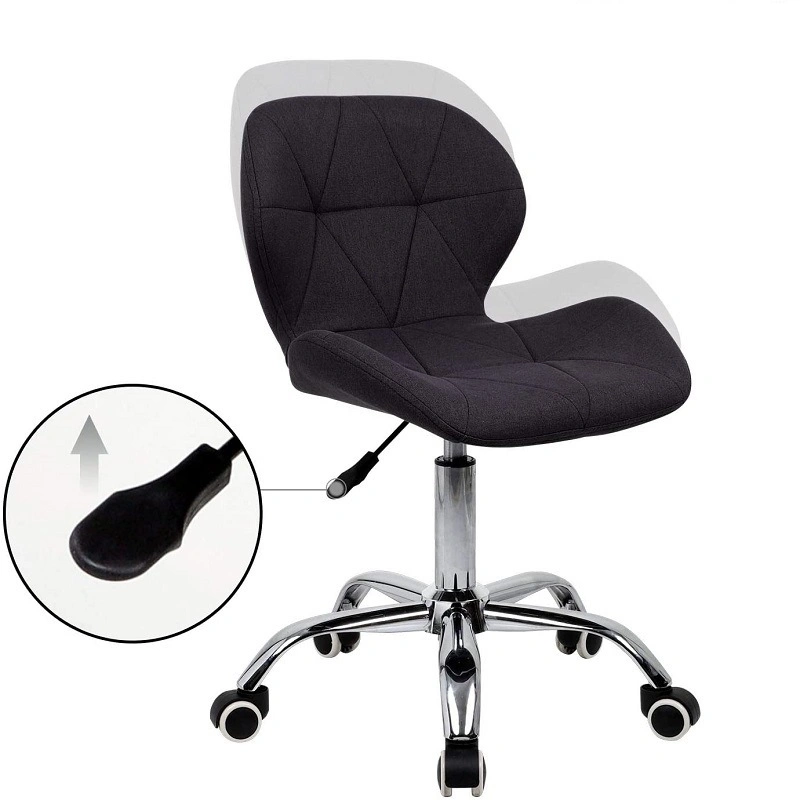 Modern Soft Ergonomic Executive Swivel Computer Gaming Meeting Training PU Leather Chrome Visitor Office Chair