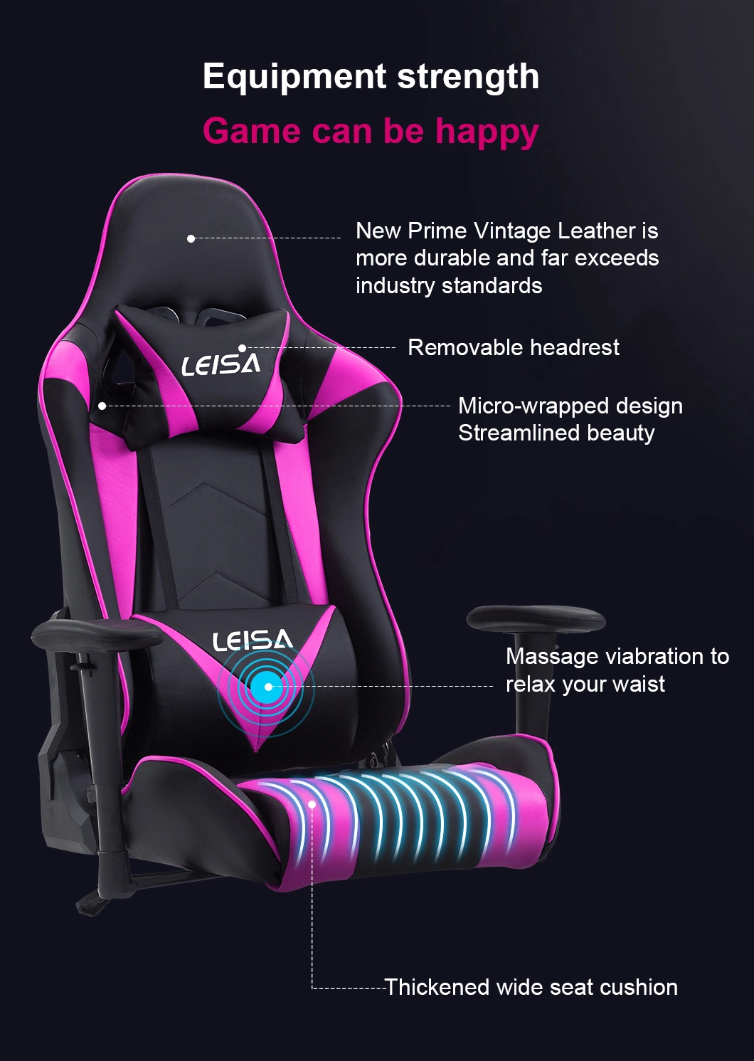 Wholesale Computer Silla Gamer Office Chair PC Gamer Racing Style Ergonomic Comfortable Leather Racing Gaming Chair