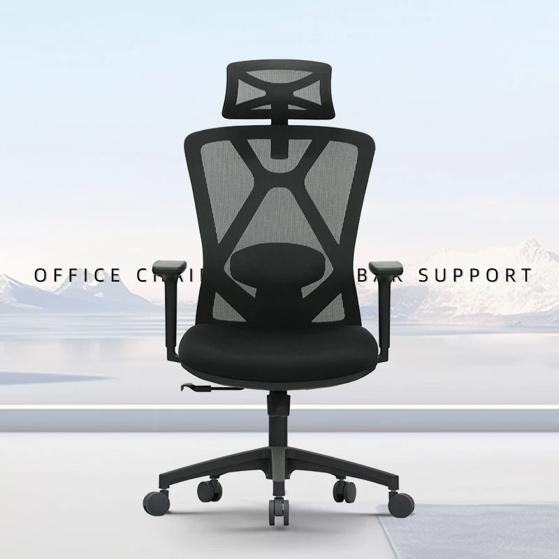 Factory Price Aluminum Base with PU Castors High Back Executive Ergo-Human Office Chair