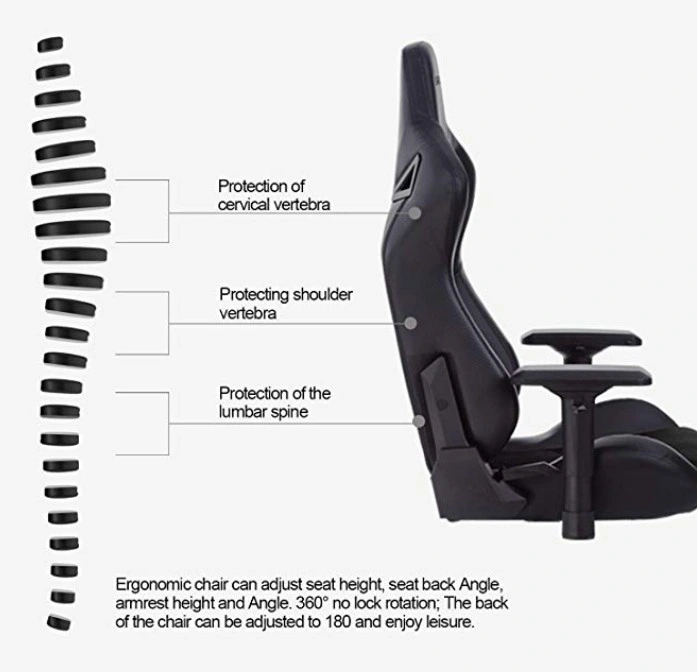 Ergonomic Style Swivel Chair Racing Office Computer Gaming Chair