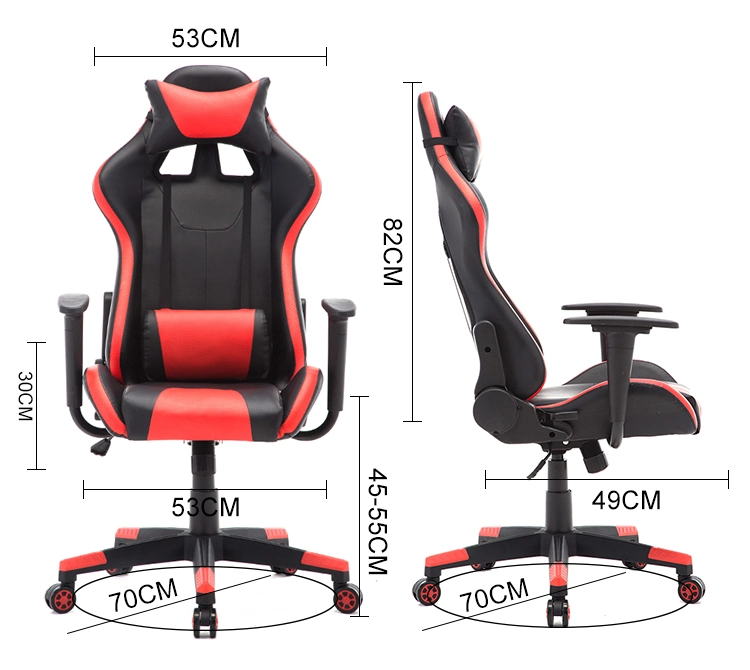 Racing Style Adjustable Height High-Back PC Computer Chair with Lumbar Support Executive Gaming Chair