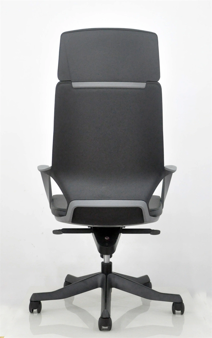 Black Cushion Plastic Cement Back High Back Ergonomic Gaming Chair