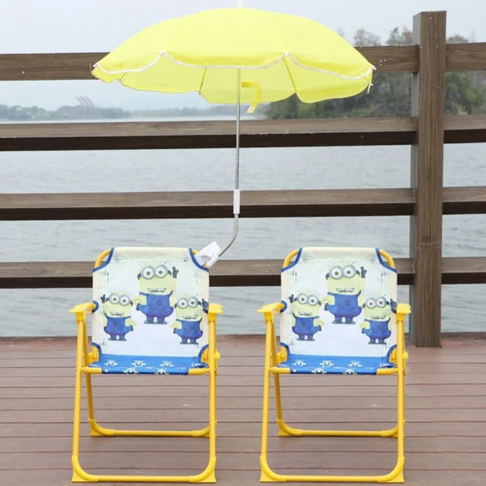Children Iron Frame and Oxford Fabric Folding Chair with Parasol Ci20788