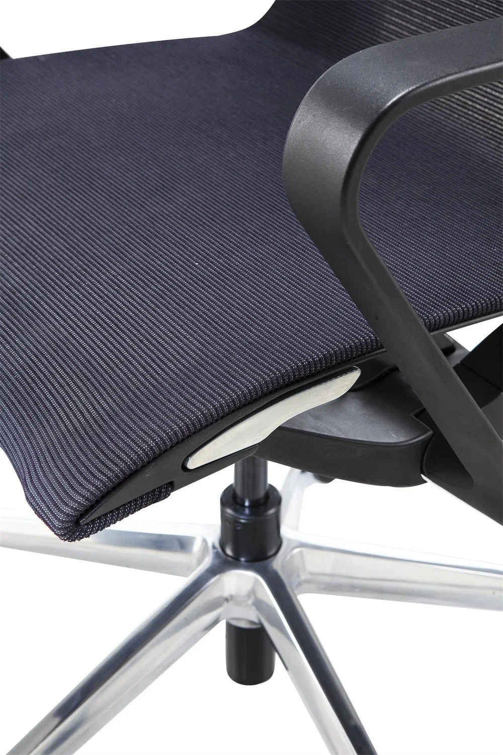 Office Independent Fix Armrests Middle Back Aluminium Gaming Study Ergonomic Mesh Chair
