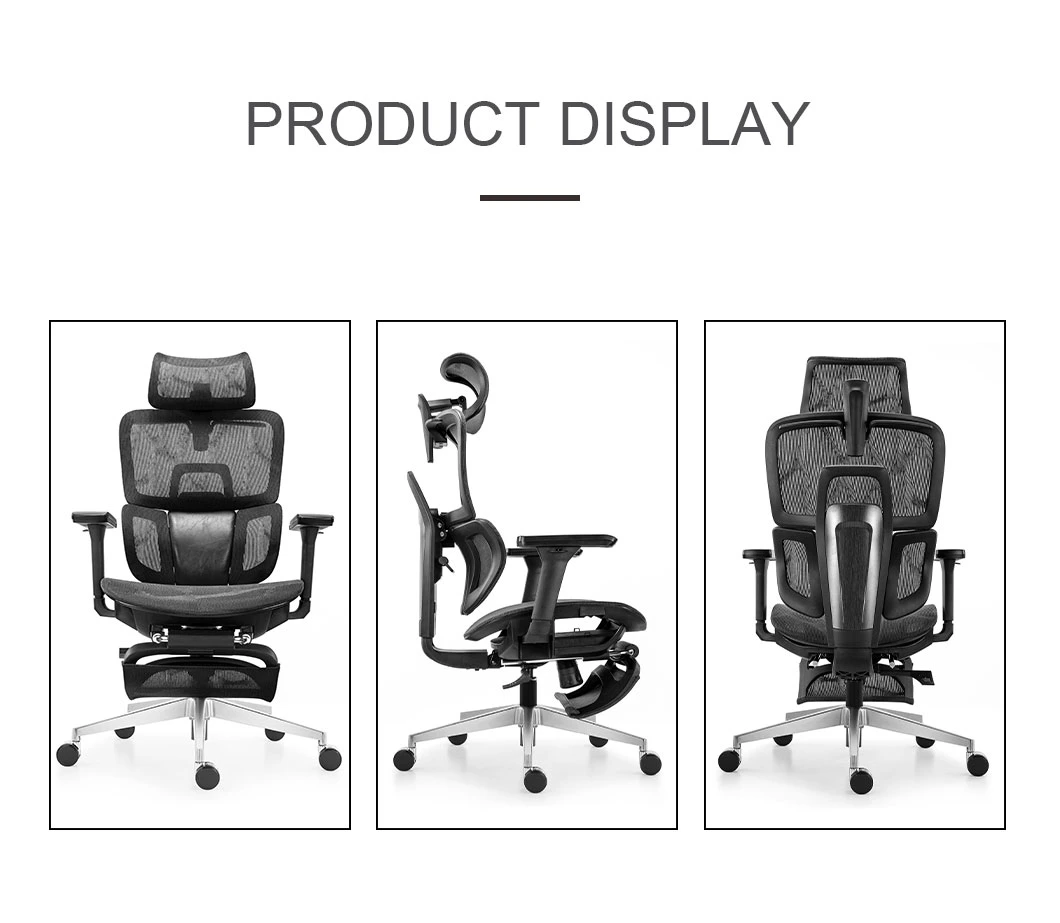 High Back Ergonomic Office Furniture Rotating Computer Gaming Furniture Gaming Chair with Footrest