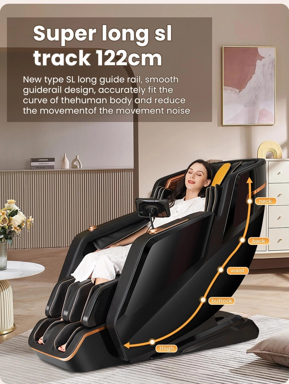 Home Use Japanese Voice Control Full Body Relaxation Massage Chair