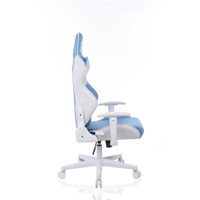 Popular Recliner Sports Gaming Racer Chair with White Base