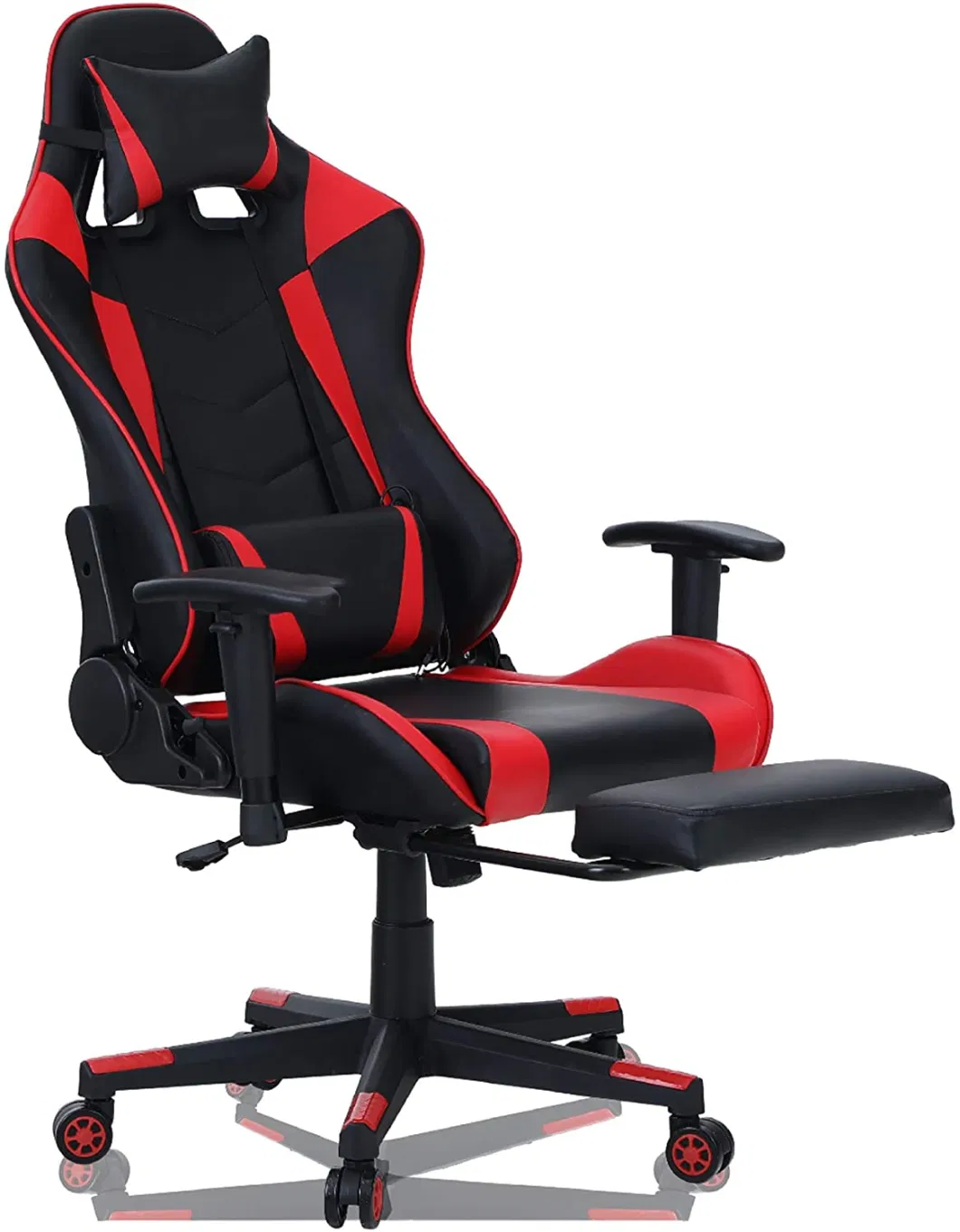 Gaming Chair Modern Commercial Furniture Racing Gaming Chairs with Massage Lumbar and Neck Support