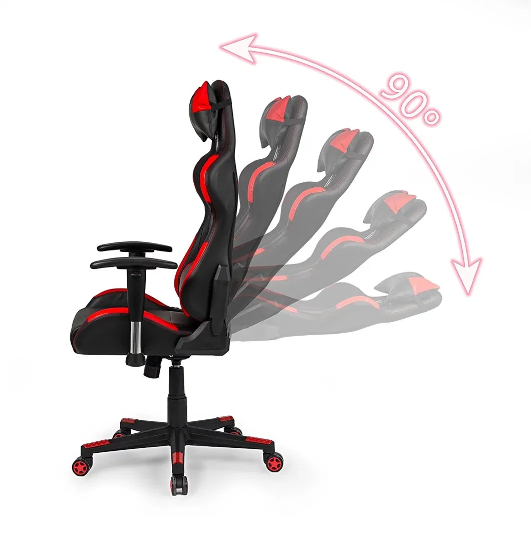 Wheel Computer Seat Office Gamer Rocker Racing Swivel Gaming Chair