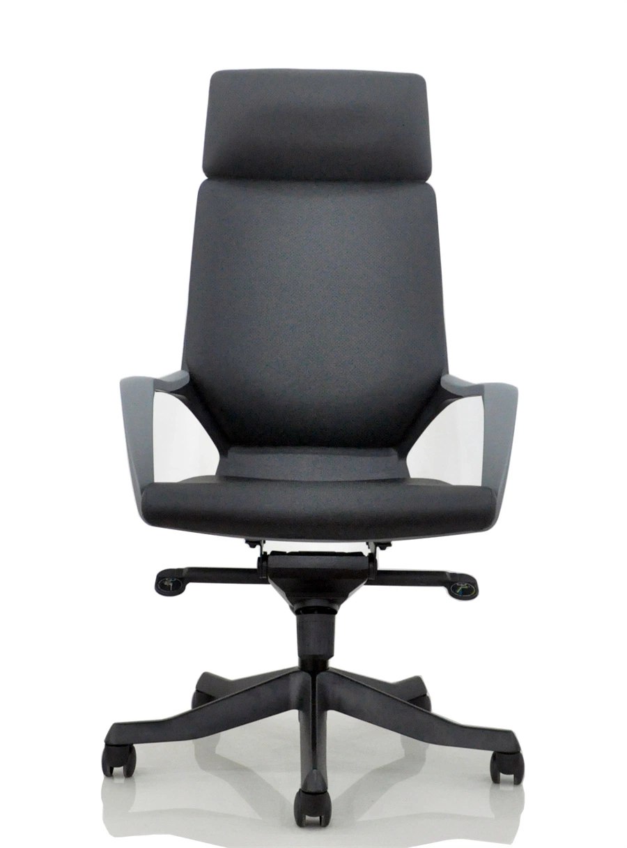 Black Cushion Plastic Cement Back High Back Ergonomic Gaming Chair