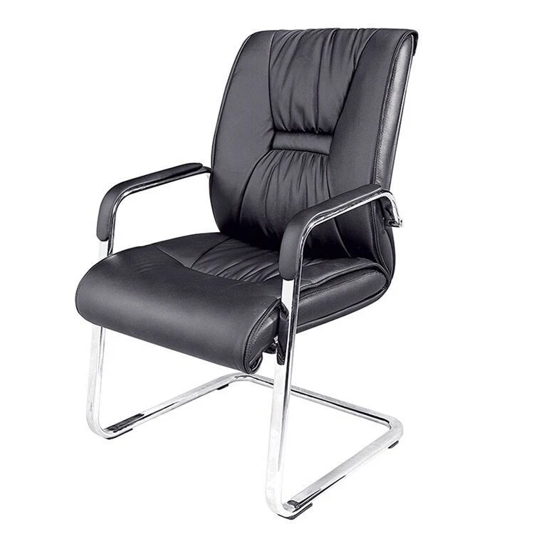 Modern Ergonomic Metal Frame Staff Leather Executive Conference Office Chair