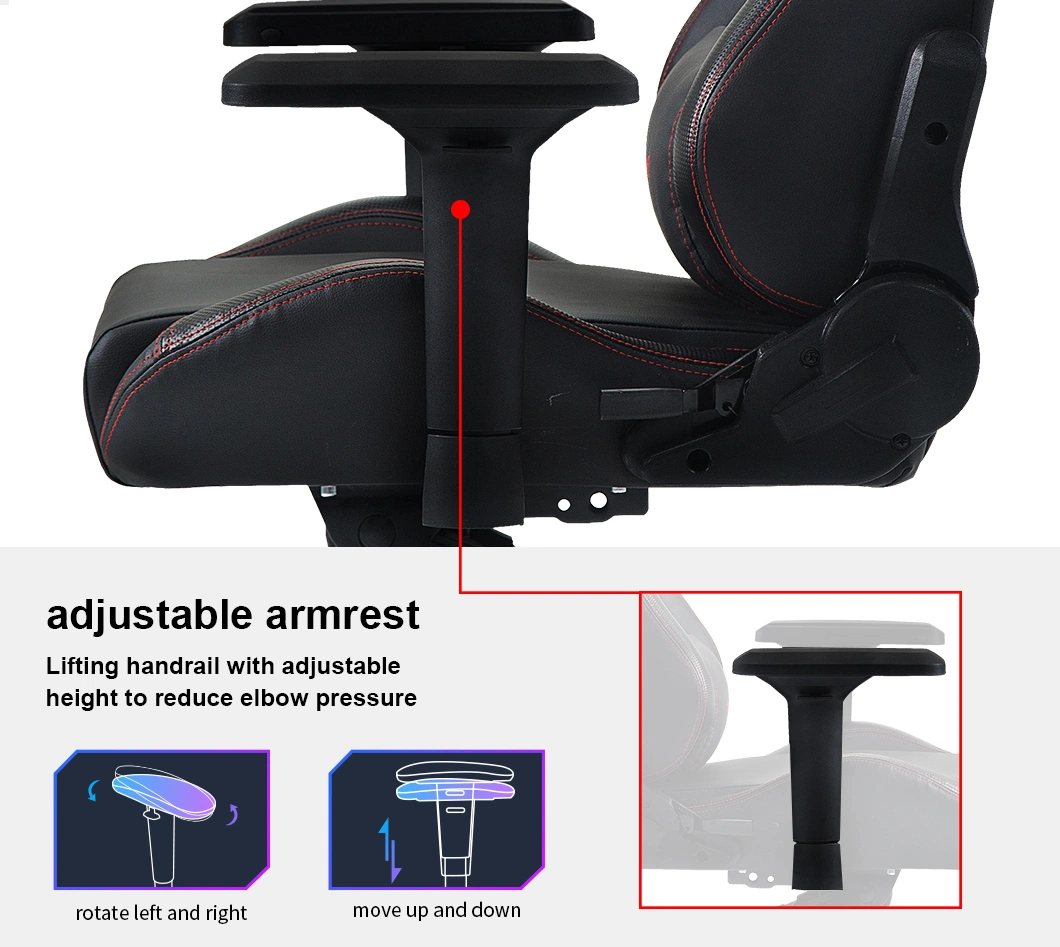 Free Sample Custom Ergonomic PC Gaming Chair Computer Cadeira Silla Gamer Chair Sedia RGB Racing Gaming Chair