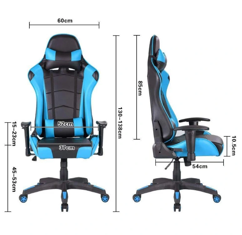 High Quality Multifunction Rocker Adjustable Swivel Leather Wheel Gaming Chair