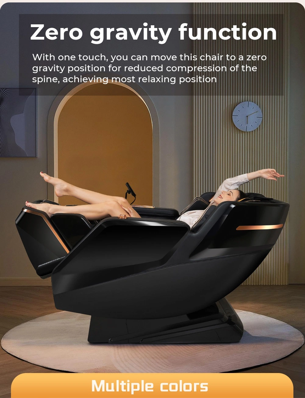 Home Use Japanese Voice Control Full Body Relaxation Massage Chair