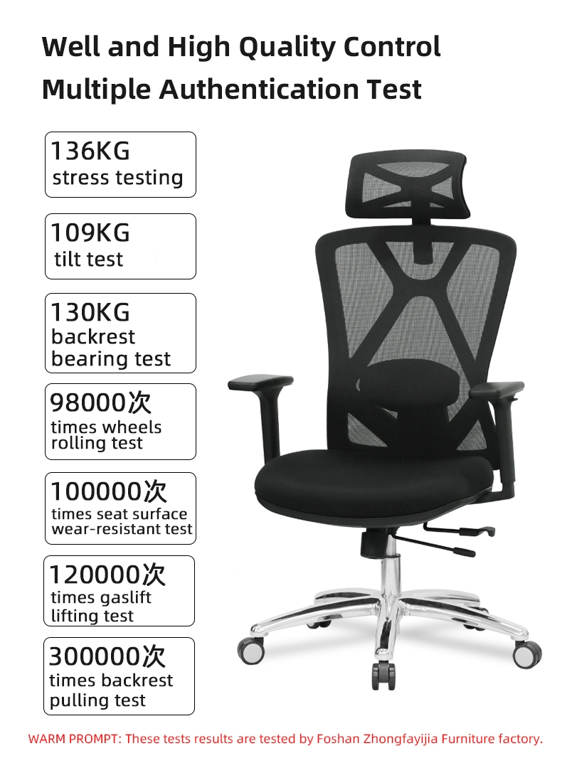 2024 Hot Sale Comfortable High Back Swivel Office Chair for Manager and Staff Made in China