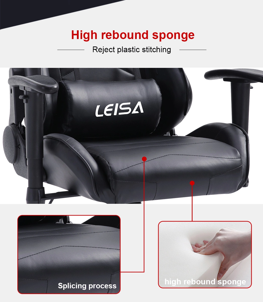 Home Leisure Ergonomic Swivel Chair Sleeping Game Chair Office Gaming Chair with Armrests