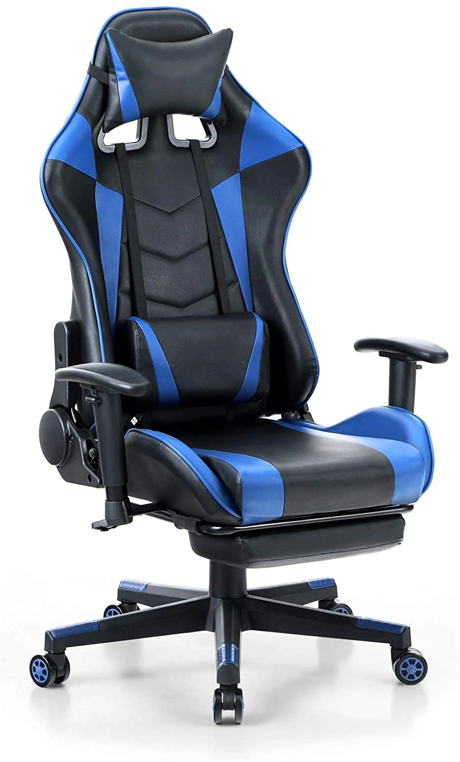 Gaming Chair Modern Commercial Furniture Racing Gaming Chairs with Massage Lumbar and Neck Support