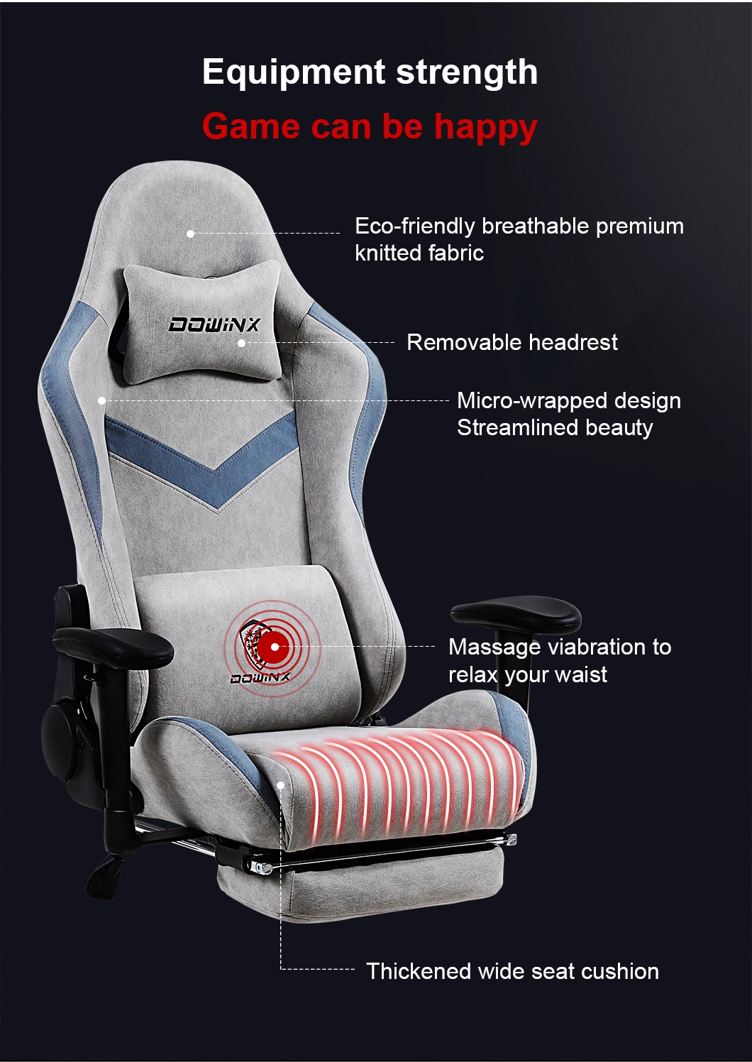 Luxury Reclining Ergonomic PC Gamer Computer Game Chair Racing Gaming Chairs