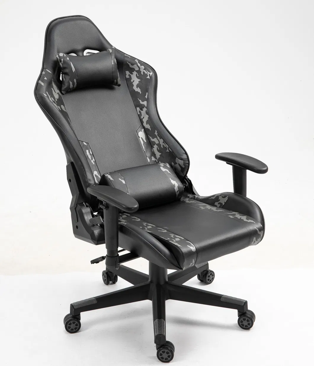 Racer Sport Gaming Chair with Lumbar Support Furniture Camouflage Gamer Chair