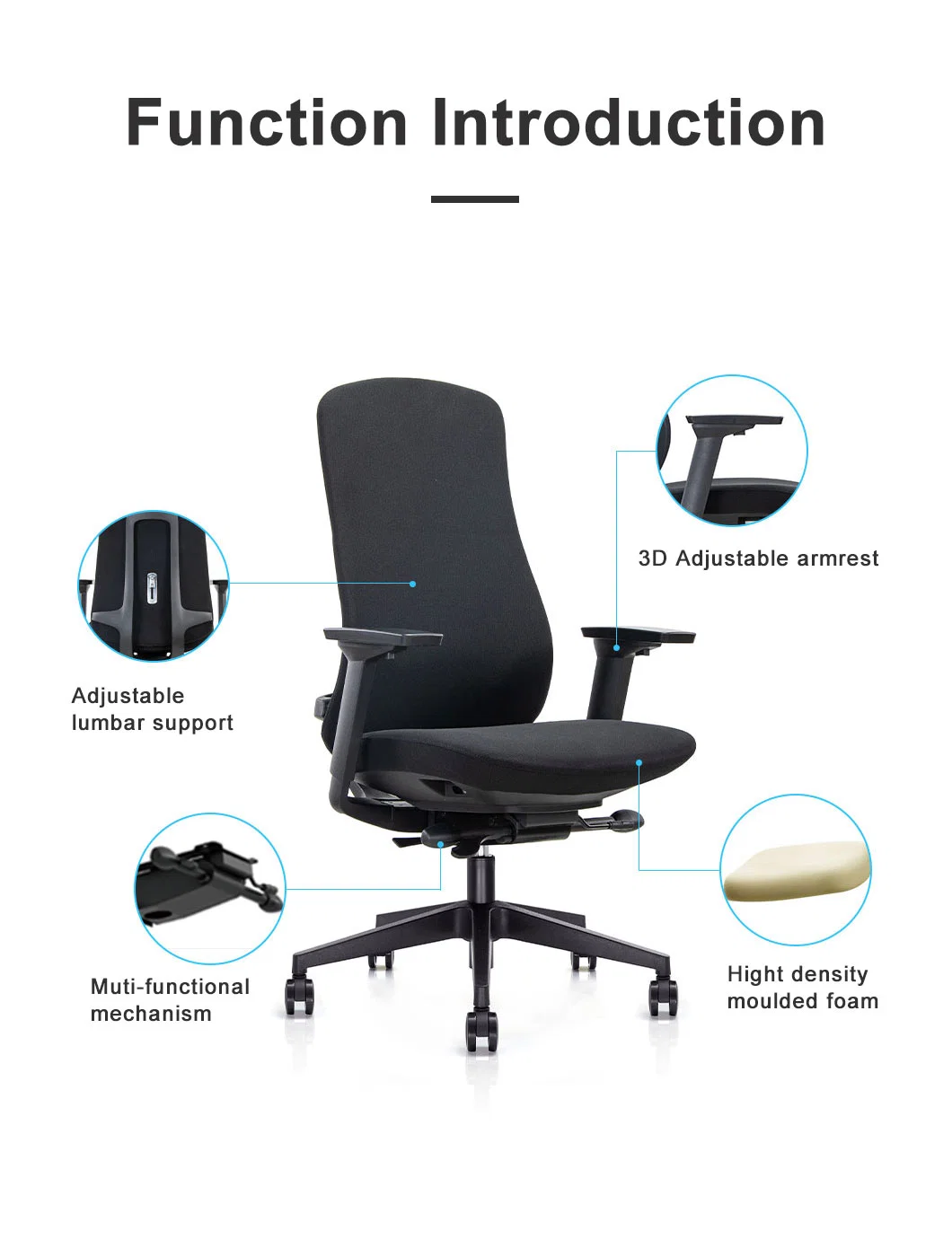 Swivel Ergonomic Mesh Conference Computer Gaming Racing Office Chair