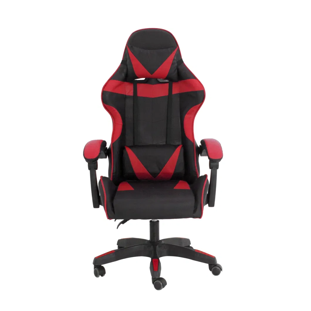 Red Ergonomic Gaming Chair with 360&deg; Rotation and Height Adjustment