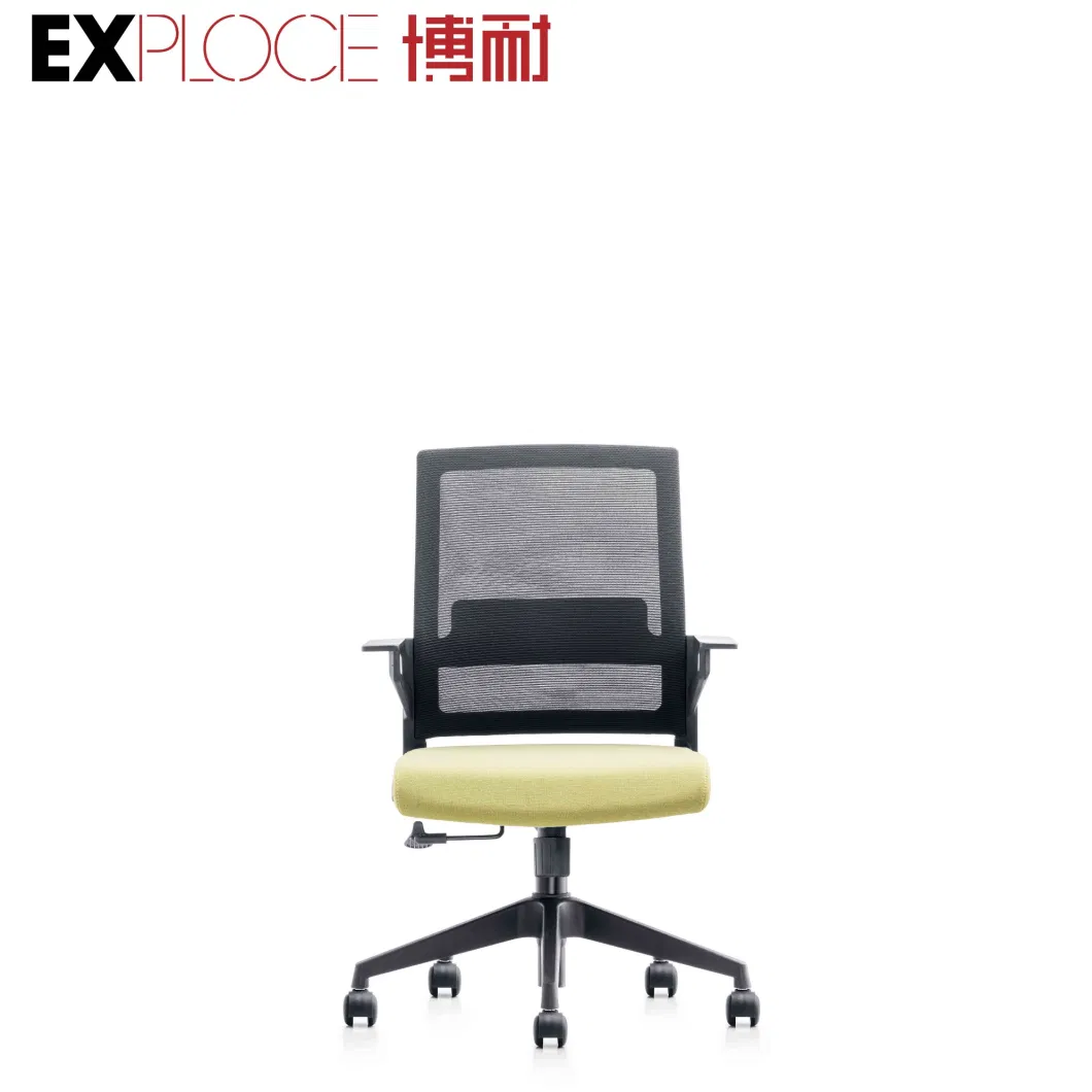 Beauty Executive Conference Visitor Meeting Gaming Computer Worker with Wheel Armrest Office Chair Mesh Furniture