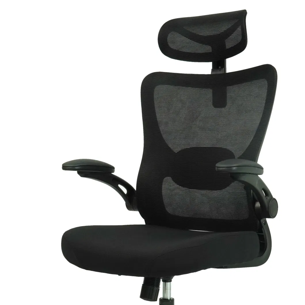 Ergonomic Office Computer Desk Chair with High Back Mesh and Adjustable Lumbar Support Rolling Work Swivel Task Chairs with Wheel Armrests and Headrest