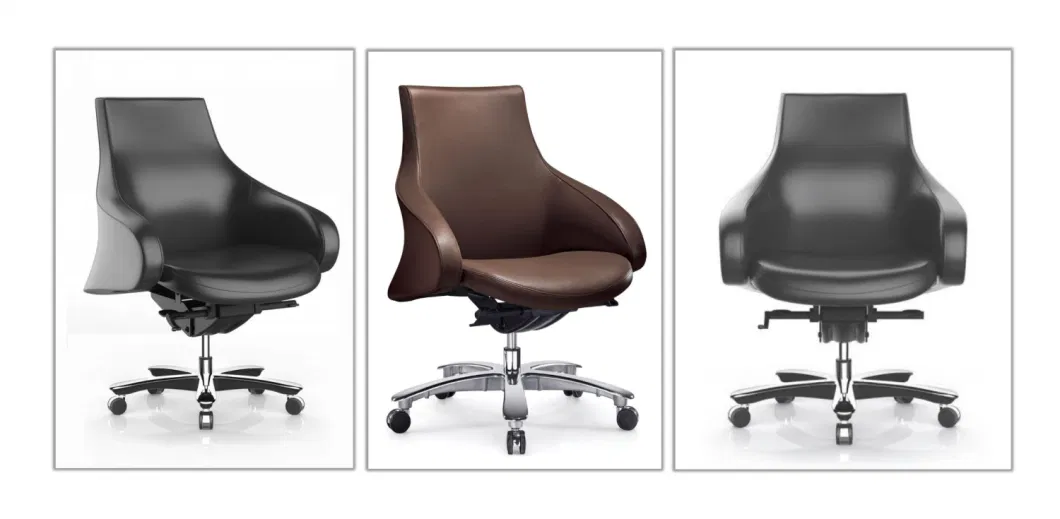 Wholesale Nordic Style Simple Design Genuine Leather Computer Gaming Chair Swivel Chair
