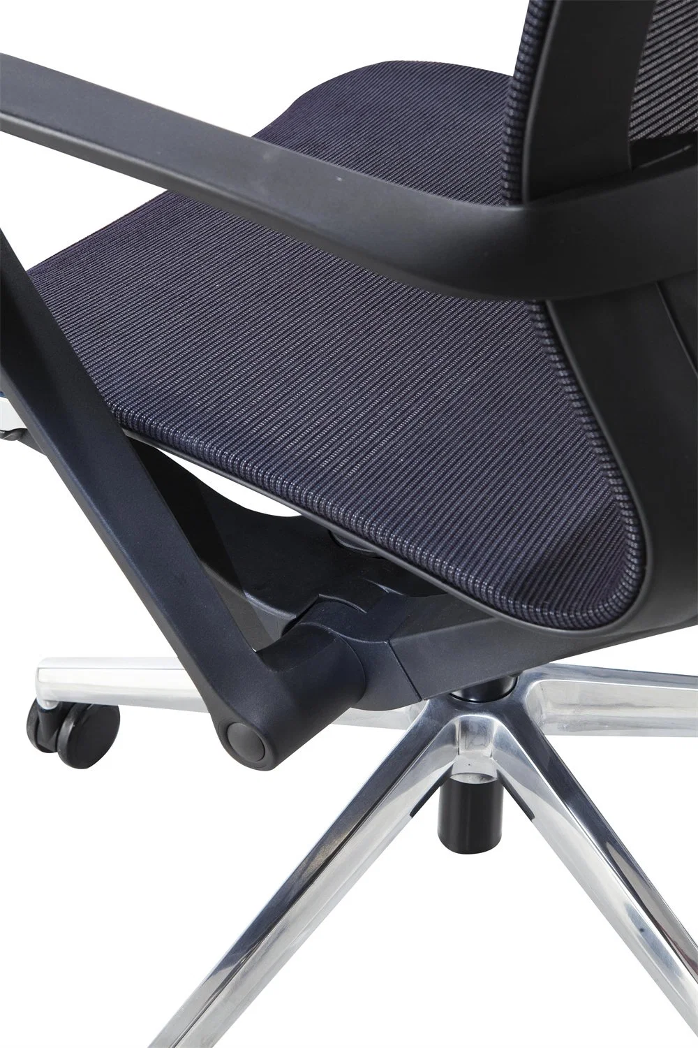 Office Independent Fix Armrests Middle Back Aluminium Gaming Study Ergonomic Mesh Chair