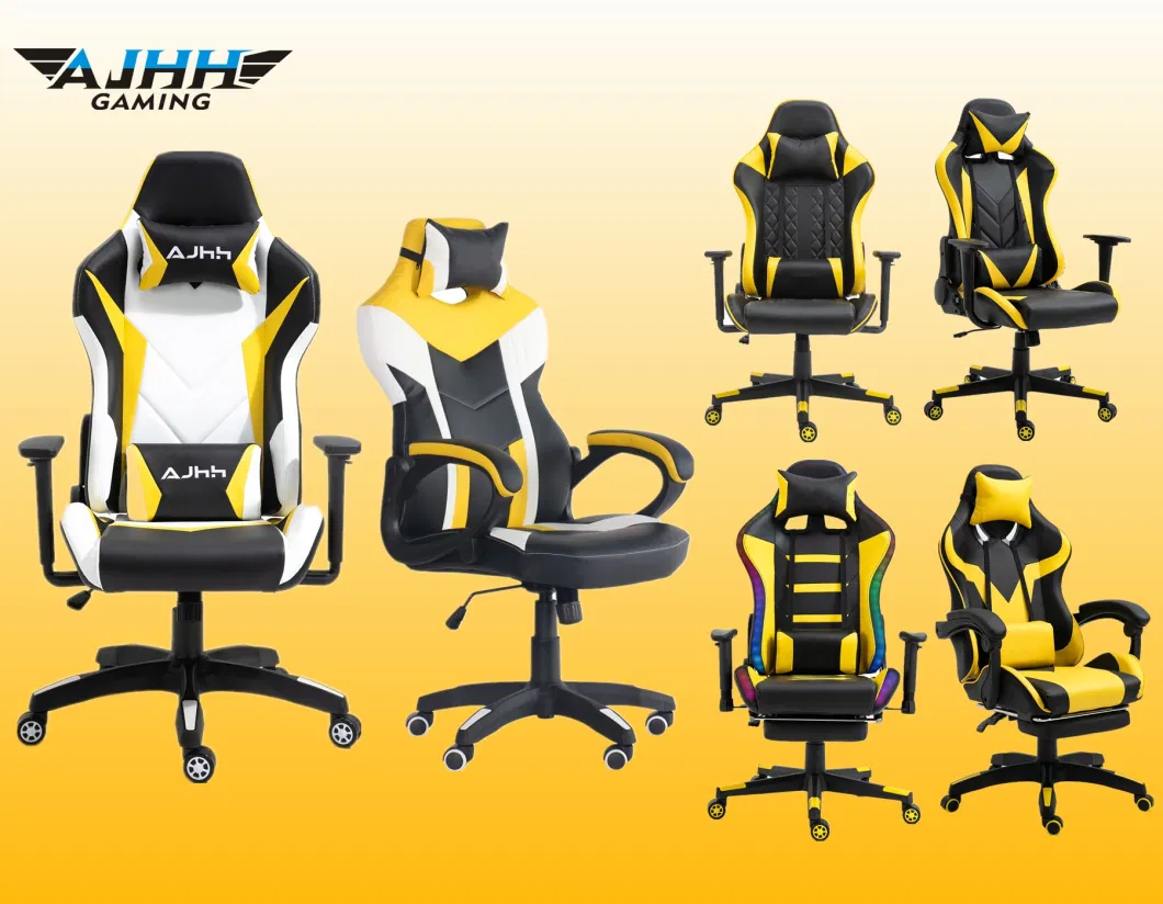 Yellow Gaming Chair Wholesale Best Seller High Back Office Chair Racing Chair Gaming