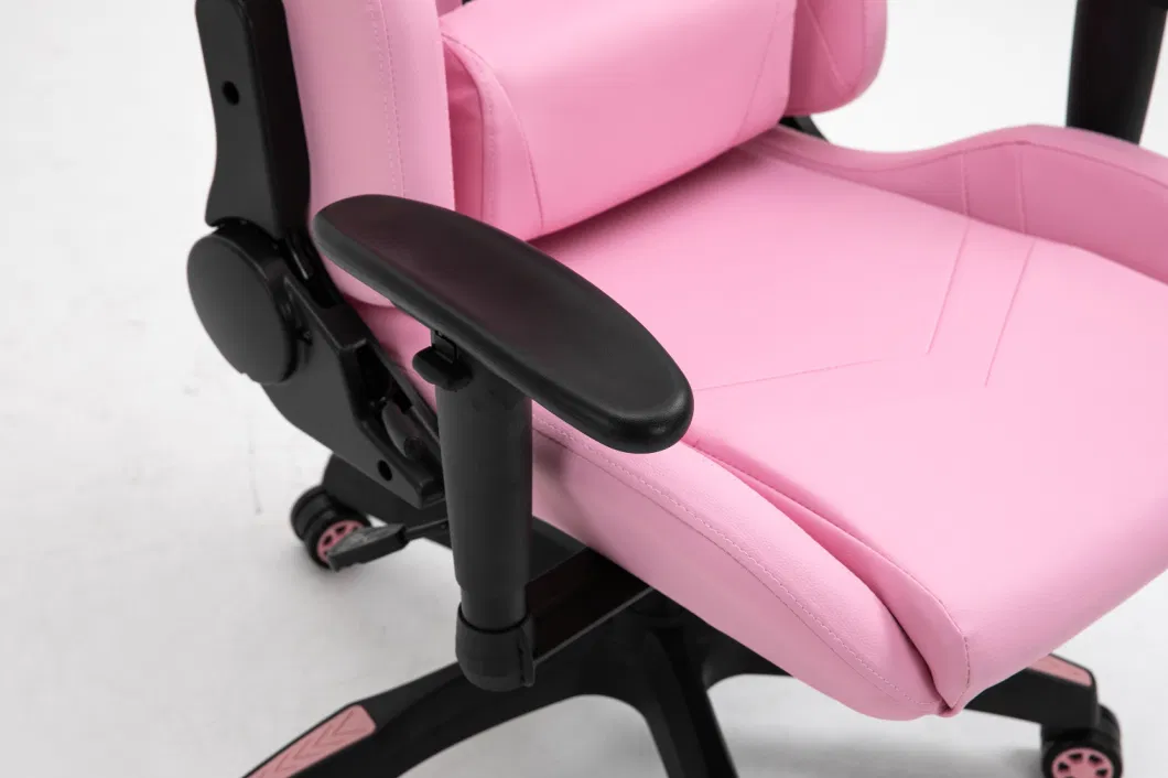 Pinky Custom Logo PU Leather Gaming Chair PC Gaming Chair Racing Ajhh