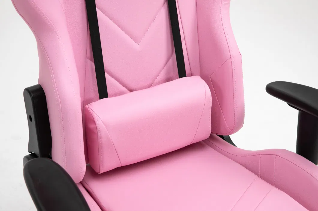 Pinky Custom Logo PU Leather Gaming Chair PC Gaming Chair Racing Ajhh