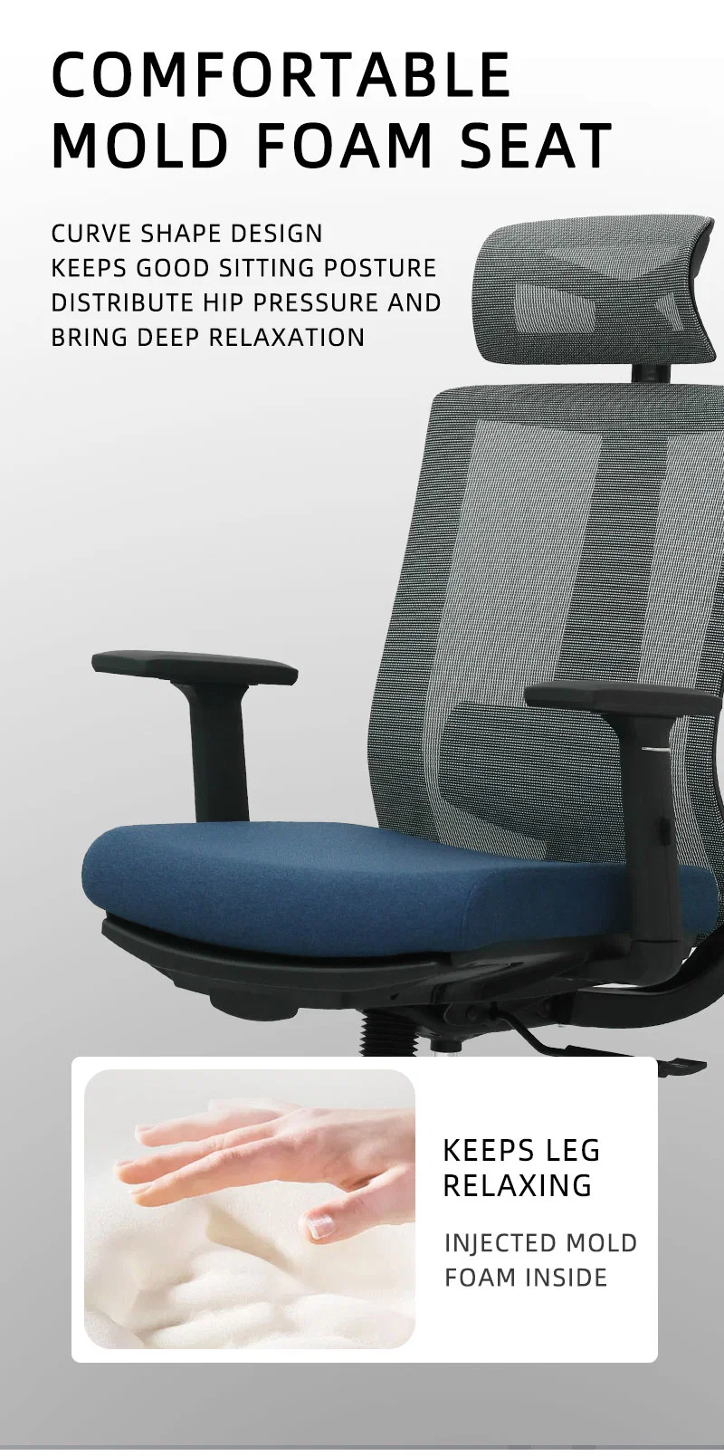 Low Price Factory Direct Sale Mesh Task Chair Swivel Office Chair for Meeting Room