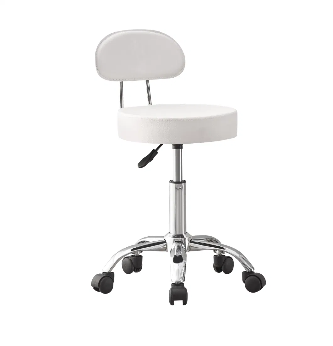 Wholesale Only Round PU Seat Office Lifting Armless Cute Hair Salon Chair