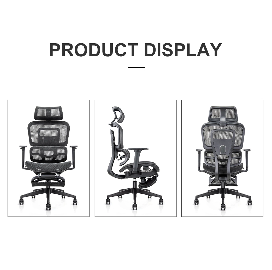 Office Furniture High Back Adjustable Revolving Manager Executive White Swivel Lift Ergonomic Mesh Fabric Gaming Office Chair