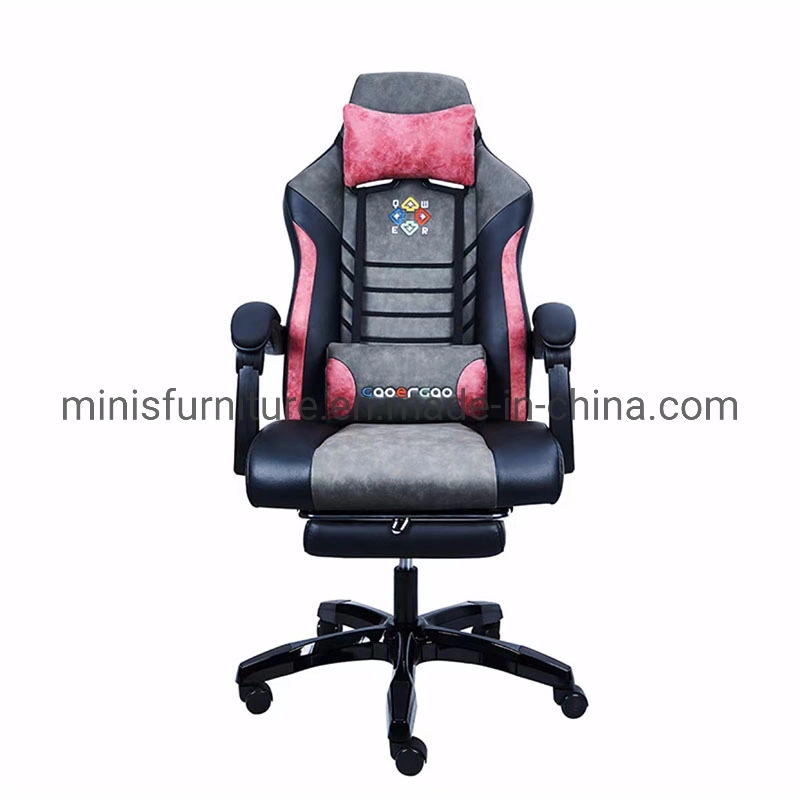 (MN-OC321) New Arrival Office Furniture Rotary Racer Gaming Chair with Foot Stool