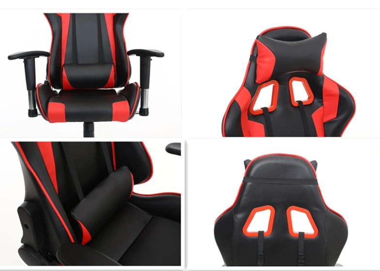 Wheel Computer Seat Office Gamer Rocker Racing Swivel Gaming Chair