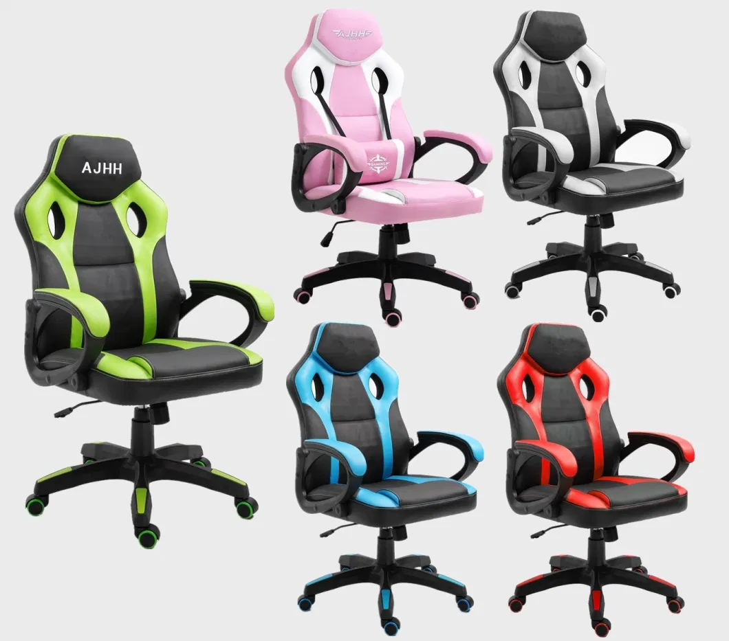 Gaming Chair Girl Pinky Computer Office Chair High-Back Ergonomic Swivel Chair