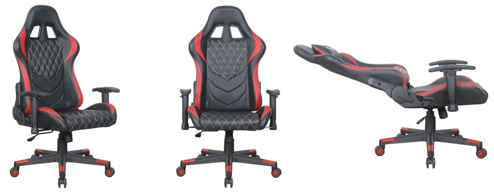 Gaming Chair Racing Office Computer Game Chair Ergonomic Backrest and Seat Height Adjustment Recliner Swivel Rocker