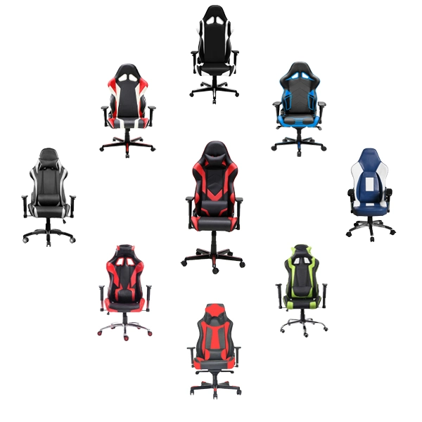 Modern Design Ergonomic Racing Leather Office Reclining Silla Gaming Chair