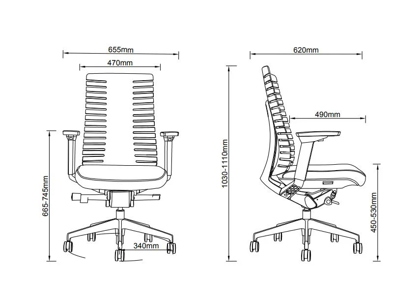 Good Price Rotary Alu Base Executive Office Work Revolving Mesh Ergonomic Chair