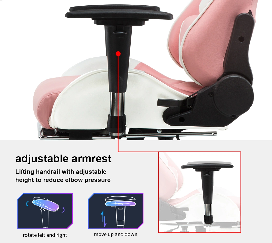 Factory Direct Racing Style Comfortable Healthcare Ergonomic 360 Swivel Office Gaming Chairs with Headrest