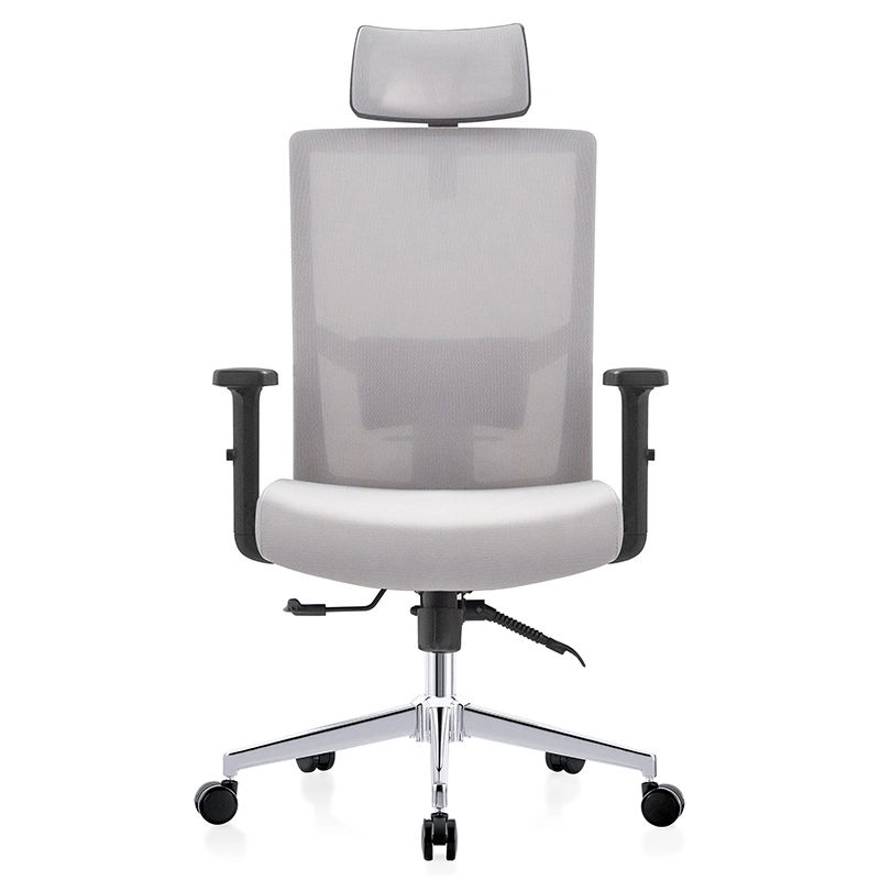 New Developed High Back Visitor Guest Chair Modern Grey Mesh Leisure Popular Office Chair