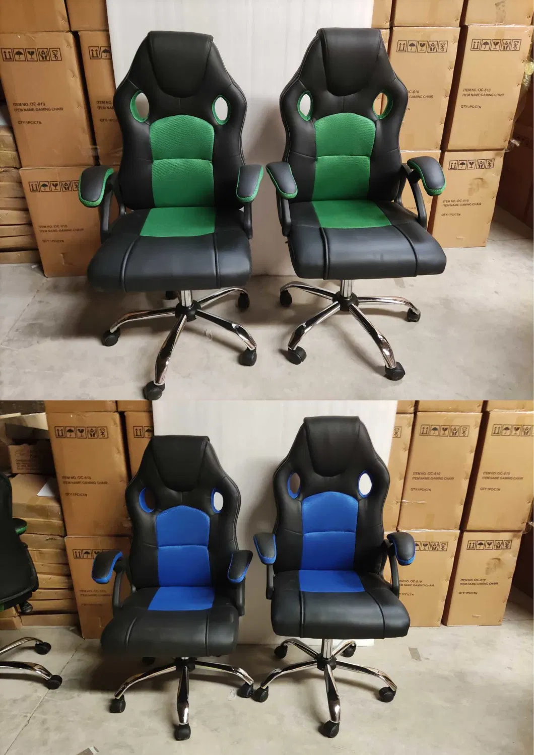 Best Price Fashion Modern Gaming Chair with LED Light Swiveling Dropshipping Professional Gaming Chair RGB